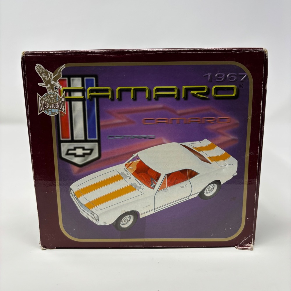 1967 Chevrolet Camaro Black 1:18 Yat Ming Road Legends Diecast Sealed - Picture 10 of 15